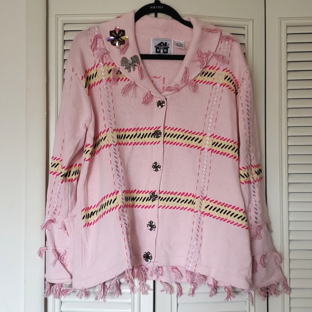 Like new! Vintage Storybook Knits on the wild side sweater